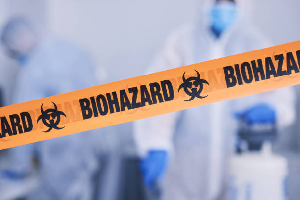 Professional Biohazard Cleanup technician working in Springfield, MN